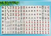 見えない賭ける付属品は中国語 Mahjong を接触 Lense のための 136 部分示しました