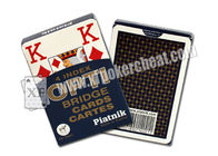 Piatnik 賭けることのための 4 枚の索引 OPTI のプラスチック見えないトランプのマーク付きの火かき棒カード